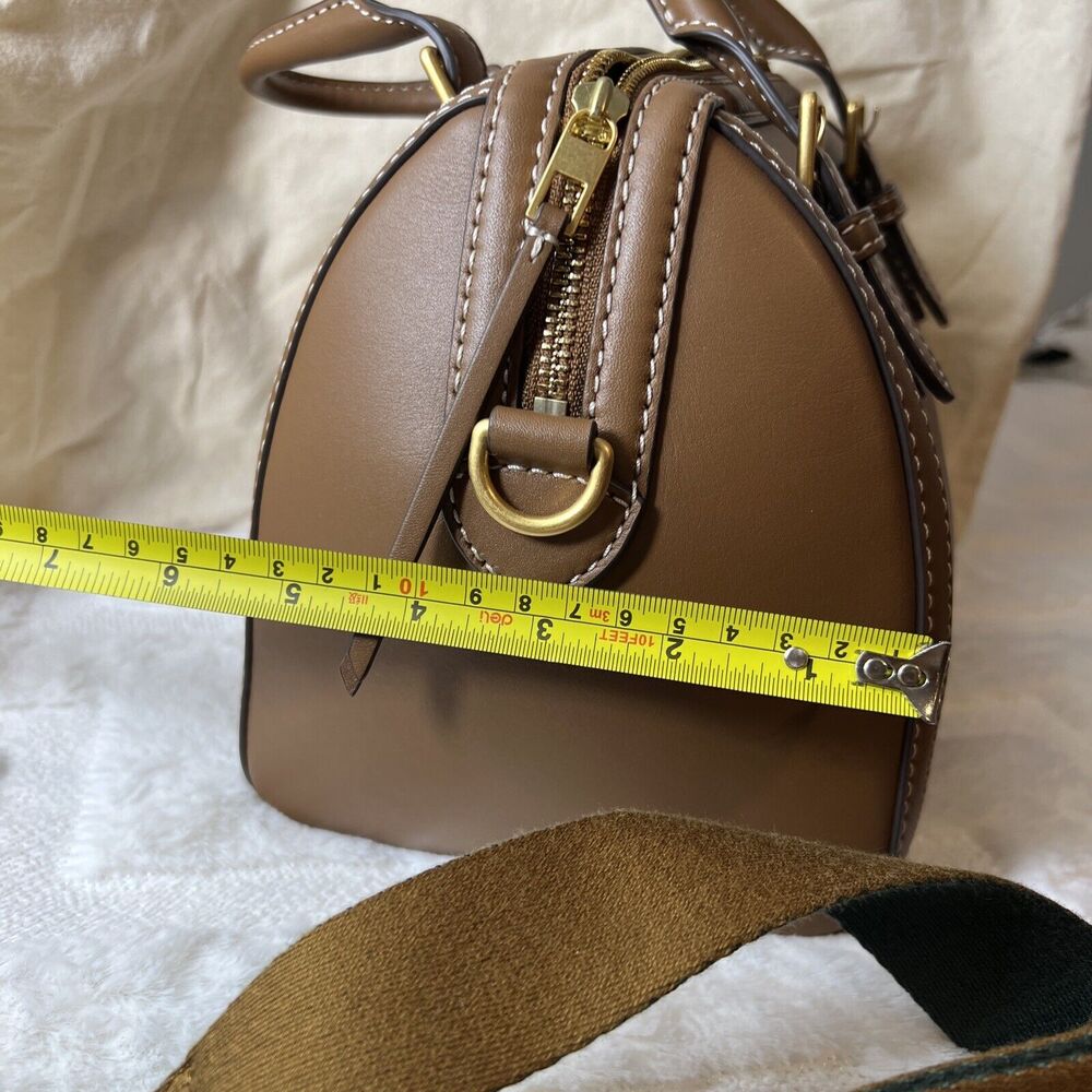 Tory Burch Brown Leather Satchel with Gold Hardware - Picture 7 of 7